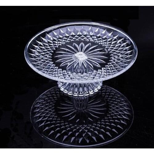 Acrylic Fruit Plate Highly Transparent Snack Food Tray Party Festival Cake Rack Home Kitchen Accessory