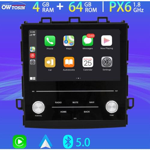 PX6 4G+64G 8" 1280*720P Android 10 Car DVD For Subaru Impreza XV 2016 2017 2018 GPS Radio DSP Android Auto Bluetooth 5.0 CarPlay