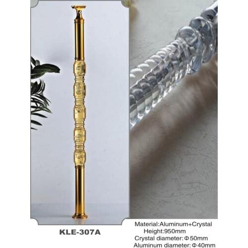 Freeshipping AMS-307A Acrylic PMMA Royal Indoor Decorative Modern Luxury Column Pole Pillar Baluster Post for Tube Stair