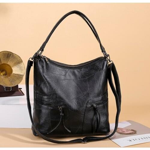 Large Capacity Tote Bags for Women 2021 New Vintage Leather Luxury Handbags Women Bags Designer Bags Famous Brand Women Bags