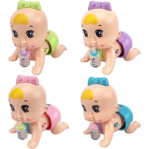 Electric Baby Doll Singing Crawling Light Up Early Education Enlightenment Learning Baby Toy Girl Toy 0-3 Years Newborn Gift