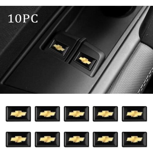 10pcs Epoxy 3D Car Sticker Flags Emblem Decal Decorating For Chevrolet Cruze Lacetti Niva Aveo T250 Cobalt Captiva Trax Malibu