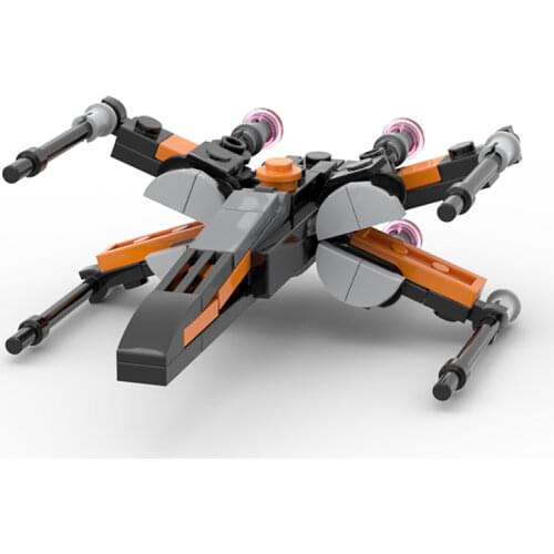 MOC Plane T70 Dameron V.2 Fighter Building Blocks Kit For X-Wing Battle Aircraft Model Vehicle DIY Idea Toys For Children Gifts