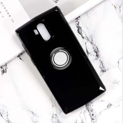For Doogee N100 Back Ring Holder Bracket Phone Case Cover Phone TPU Soft Silicone Cases for DoogeeN100 5.99"