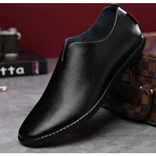 New pu Leather Men Casual Shoes Luxury Brand 2021 Mens Loafers Moccasins Breathable Slip on Lazy Driving Shoes Plus Size