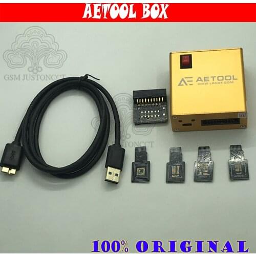 ORIGINAL Toolbox AETOOL Box /AETOOL EMMC programmerwith Source Welding Plate + Cable
