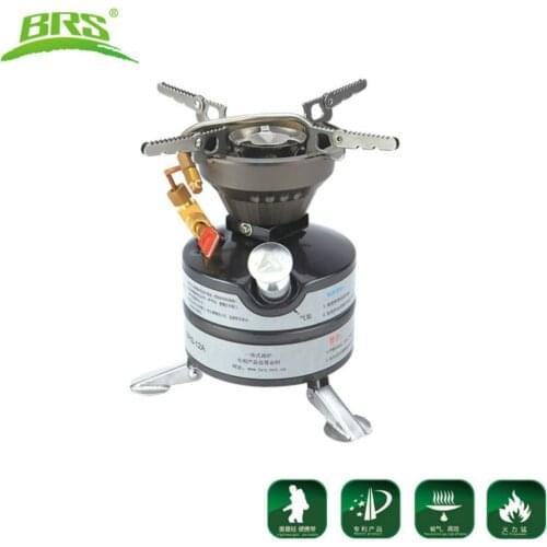 BRS Camping Gasoline Stove Portable One-piece Burners Petrol Stove Cookware Kerosene Outdoor Hiking Picnic Oil Furnace BRS-12A