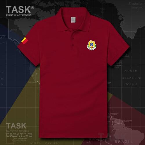 Navy Romania Romanian ROU RO mens Military Tactical Army country clothes Short sleeve Polo shirts mens casual comfort sweatshirt