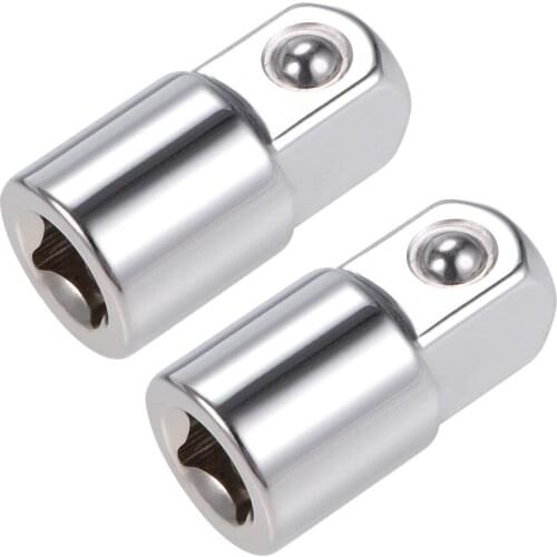 Uxcell 2Pcs Impact Socket Adapters Wrench and Reducer Cr-Mo Steel to DIY Hand-making Automotive Most General Repairs