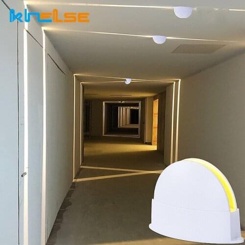 Waterproof LED Window Sill Wall Lamps 8W Surface Mounted Narrow Line Door Frame Sconces 180 Degree Ray KTV Aisle Project Lights