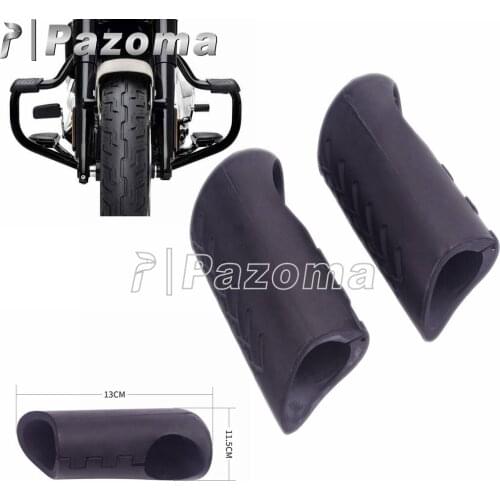 1-1/4" 32mm Crash Bar Engine Rubber Guards Black Motorcycle Engine Rubber Pegs For Harley Honda Yamaha Suzuki Kawasaki Ducati