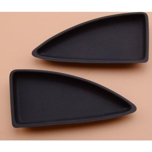 2pcs Car Front Door Switch Bezel Cap Bolt Cover Black 23451118Fit for Chevrolet Malibu 2016 2017 2018 Accessories 23451120