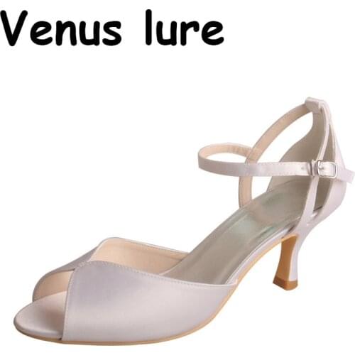 23 Colors Peep Toe Shoes for Wedding Women White Summer Sandals