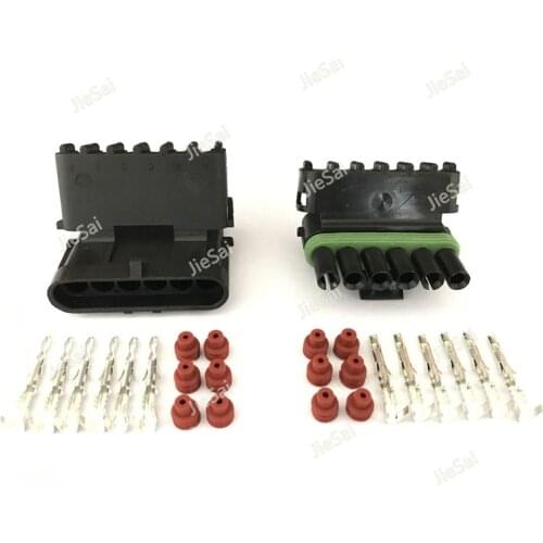 6 Pin 12015799 12010975 Female Male GM Accelerator Pedal Connector Automotive Connector For Delphi Electrical Car Connector