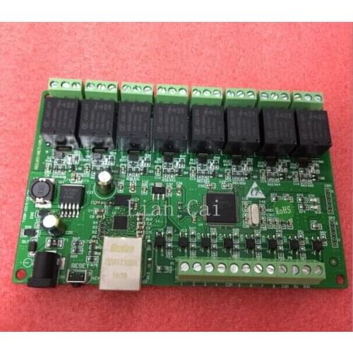 8 Channel Relay Network IP Relay Web Relay Dual Control Ethernet RJ45 interface