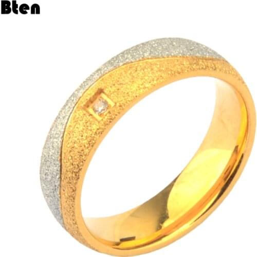 Bten luxury Stainless Steel wedding band eternity ring for women big gift for ladies love wholesale lots bulk jewelry
