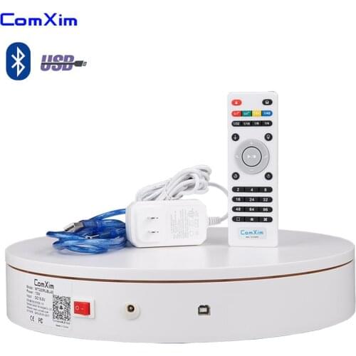 ComXim 32cm Connect via Bluetooth(Android),USB,3D Scanning Electric Rotating Turntable Photography,Support Secondary Development