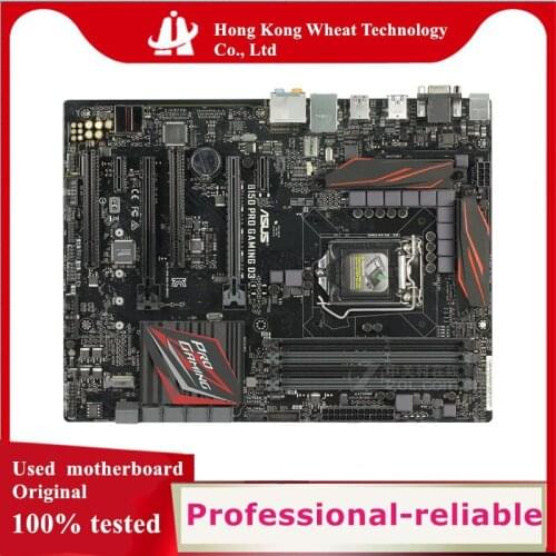 For ASUS B150 PRO GAMING D3 Motherboard Socket LGA 1151 sata3 For Intel B150 Original Desktop Used Mainboard