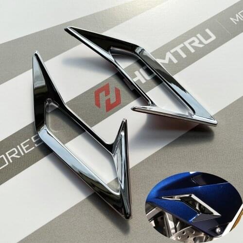 Chrome Front Fender Vent Trim Kit In Case for HONDA Goldwing GL1800 2018-2020