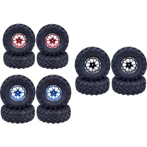 120MM 1.9 Inch Wheel Tires Tyres Set Universal for 1/10 RC Scale Off Road Car Model DIY Assembly Modified Accessories