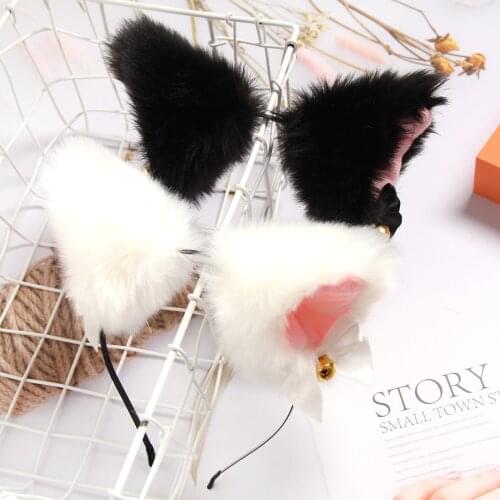 Beautiful Masquerade Sweet and Cute Cat Ears Cosplay Cat Ear Anime Party Costume Playful Headwear Wash Makeup Hair Accessories