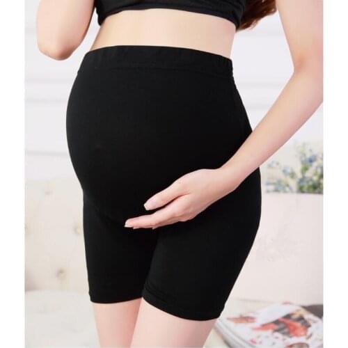 Thin section pregnant women safety pants air defense summer flat lace pants leggings insurance pants abdominal circumference