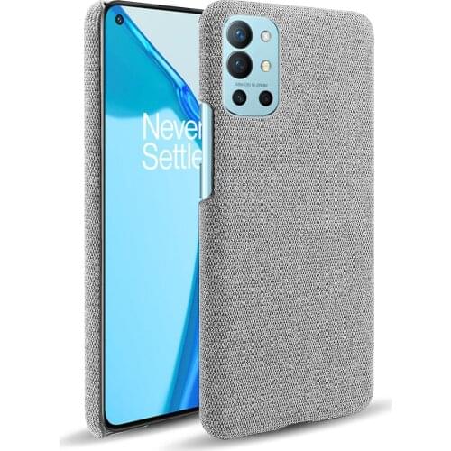 New model for OnePlus 9R mobile phone case Cloth pattern mobile phone protective cover Frosted anti-fall case