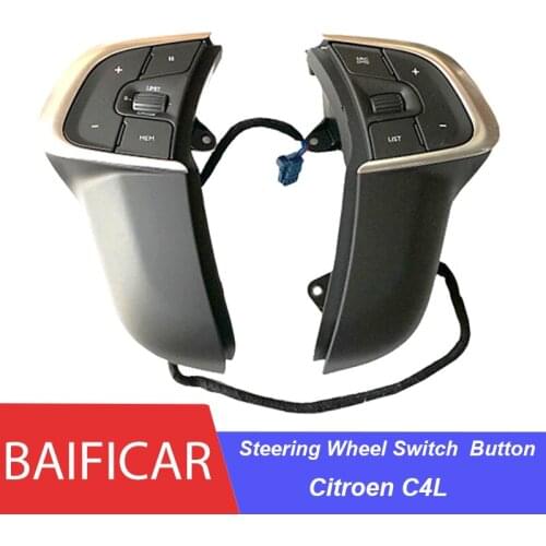 Baificar Brand New Genuine Multifunction Steering Wheel Switch Button Cruise Control 98167007ZD 96720514ZD For Citroen C4L