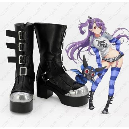 Anime shose Sin The Seven Deadly Sins Leviathan Invidia Cosplay Boots