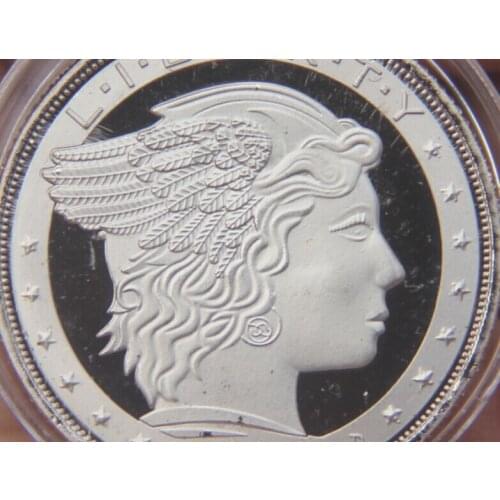 North American League of Liberty 30mm Silver Plated Coins Collectibles Challenge Coingreat Gift Copy Coins-replica Coins