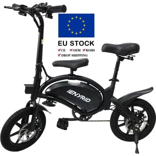 Eu Warehouse Delivery Cheap Fast Speed IENYRID B2 400W 48V 2 Seat Electric Bike Folding Electric Bicycle Ebike City Road Bike