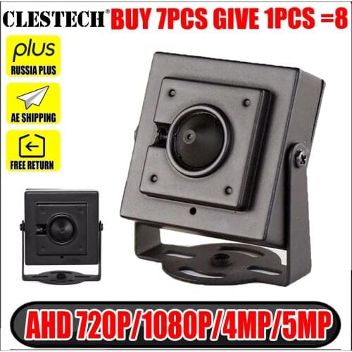 Super Small CCTV AHD Mini Camera HD 5MP 4MP 2MP 1080P SONY-IMX326 Metal VeryLittle Cam HD FULL Digital Micro Security 3.7MM CONE