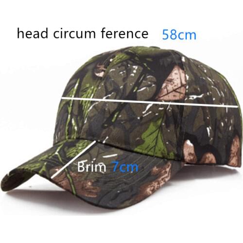 New Tactical Camouflage Outdoor Sport Hunting Cap Men Snapback Jungle Stripe Hat Wild Breathable Military Army Camo Caps