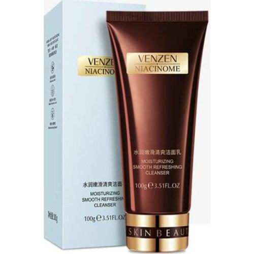 Moisturizing and Smooth Facial Cleanser Oil-control Deep Cleansing Foam Shrink Pores