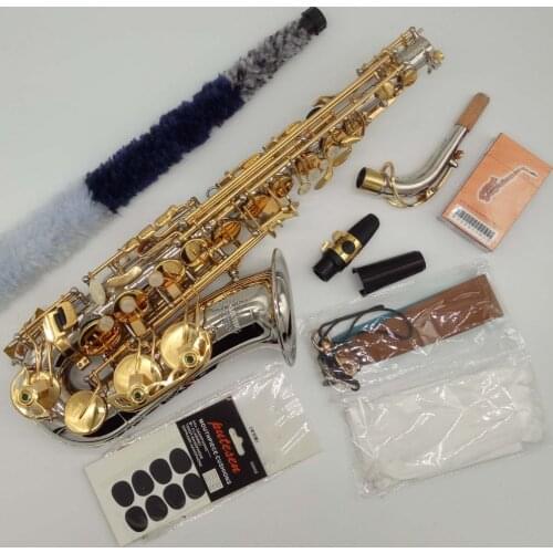Japan Top Brand Saxophone Alto NAIPUTESI NT-AWO37 Nickel silver Sax Alto saxofone brass Musical instrument With Case mouthpiece