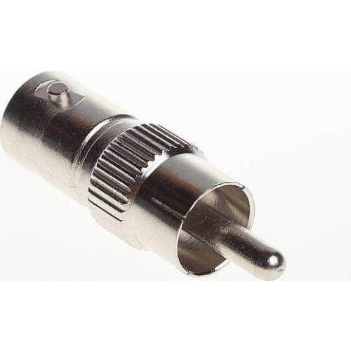 100PCS BNC Female to RCA Male Connector To Coaxial adapter Cable For CCTV Camera Sysetem (BNC-105)