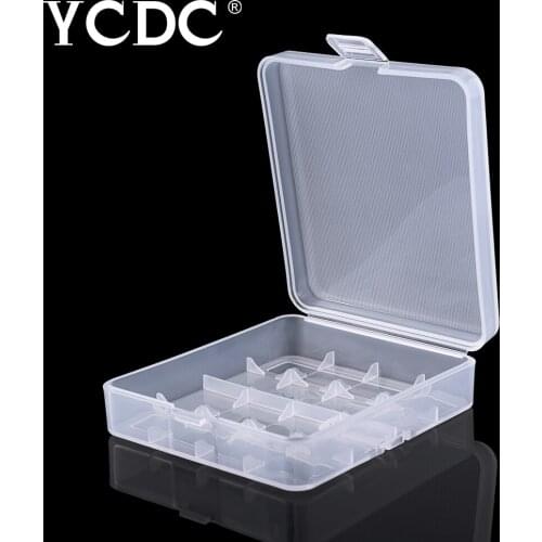 18650 Battery Accumulator Storage Box Hard Bag for Digital Camera Rechargeable Batteries Cover Cells Hard Plastic Case YCDC
