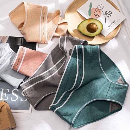 2021 absorbent Menstrual panties womens underwear set seamless Cotton Sexy lingerie Underpants girl underwears Large size short