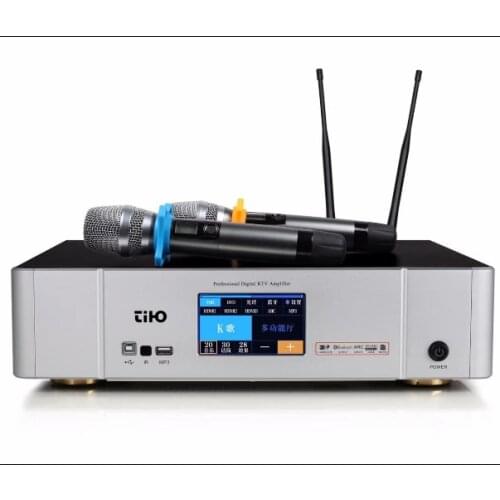 250W*2 Simple and convenient high-quality three-in-one family multi-function karaoke amplifier