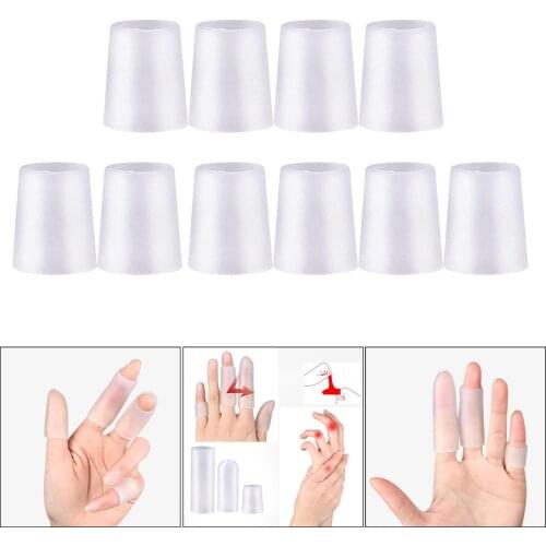 5Pair Reusable Fingers Toe Pads for Wen Women Walking Protect Sore Toes Finger Toe Sleeves Protector Toe Corrector Tailors