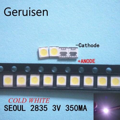 500PCS FOR SEOUL High Power LED LED Backlight 1210 3528 2835 1W 100LM Cool white SBWVT120E LCD Backlight for TV TV Application