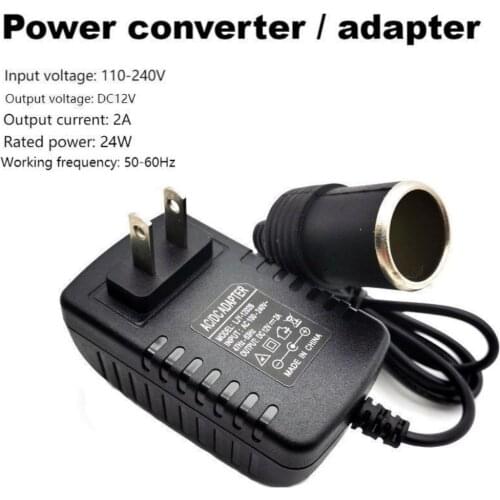 Power converter car 100V-220V to 12V8A 5A 2A 10A 96W 120W cigarette lighter plug adapter car converter SUSWE