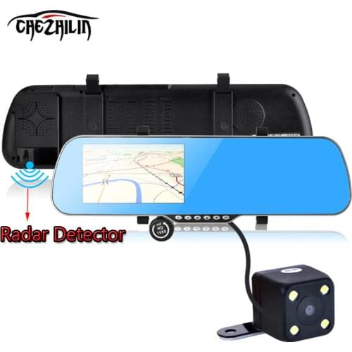 5 inch IPS Car GPS Navigation Rearview mirror Android 4.4Allwinner A23Quad-core 1080P DVR Rear view/Built in