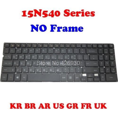 BR AR US GR Keyboard For LG 15N540-A 15N540-C 15N540-E 15N540-F 15N540-G 15N540-H 15N540-K 15ND540 15ND540-E 15ND540-G 15ND540-U