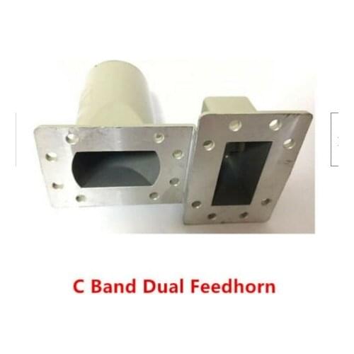 C band dual feedhorn