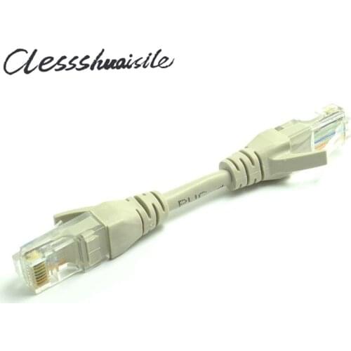 CAT 5 CAT 6 10cm 30cm 50cm 0.1m 0.3m 0.5m CAT5e CAT6e UTP Ethernet Network Cable Male to Male RJ45 Patch LAN Short cable
