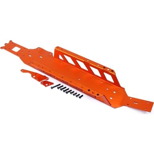 CNC Metal All-in-one Big Bottom Plate Kit Fit for 1/5 HPI ROVAN ROFUN KM BAJA 5B Parts