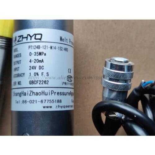 ZHYQ Flexible Stem Melt Pressure Transmitter Pressure Sensors PT124B-121-35MPA-M14-(4~20MA) 100% New Original