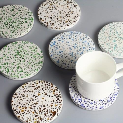 Cement coasters Mold Round coasters tray mould cement coasters silicone mould Heat-insulating coasters mold Tray silicone Mold