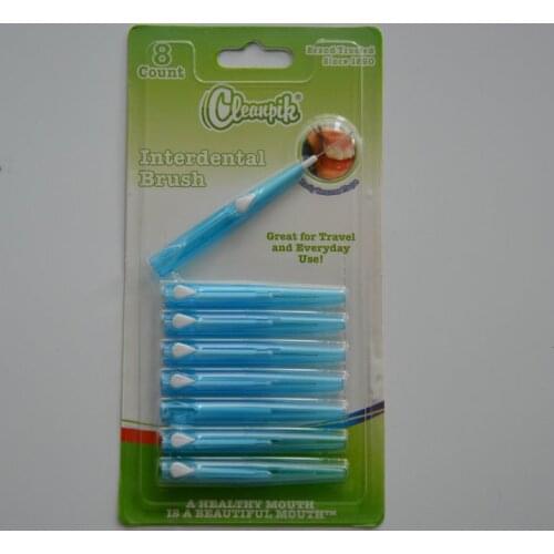 Rinse and reuse interdetnal brushhpicks removing trapped food | Soft comfort toothpicks for healthy teeth and gums